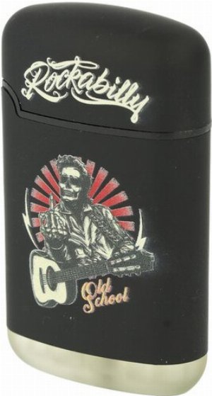 Easy Torch Relief Rockabilly Feuerzeug Schwarz 4v4