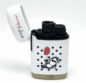 Easy Torch sheepworld Cool bleiben & Relaxen! Luftballon Motiv Feuerzeug weiß