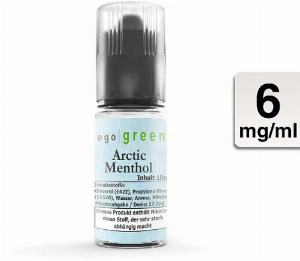 Ego Green E-Liquid Arctic Menthol 6mg