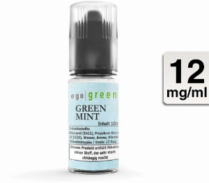 Ego Green E-Liquid Green Mint 12mg