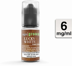Ego Green E-Liquid Lucky White 6mg