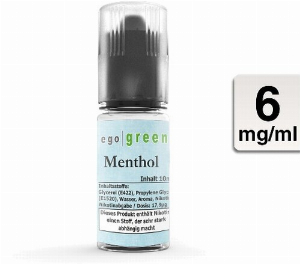 Ego Green E-Liquid Menthol 6mg