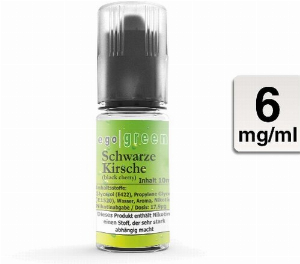 Ego Green E-Liquid Schwarze Kirsche 6mg