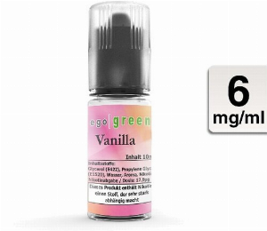 Ego Green E-Liquid Vanilla 6mg