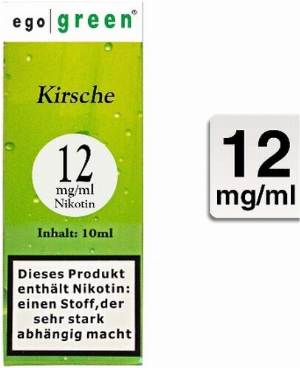 Ego Green Kirsche Flavor 12mg Nikotin