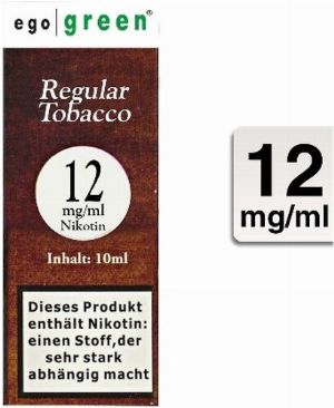 Ego Green Regular Tobacco 12mg Nikotin