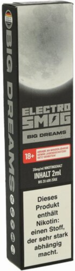 Electro Smog Einweg E-Zigarette Big Dreams 20mg