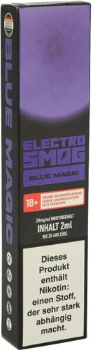 Electro Smog Einweg E-Zigarette Blue Magic 20mg