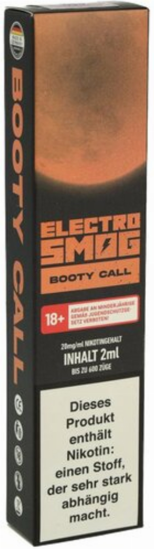 Electro Smog Einweg E-Zigarette Booty Call 20mg