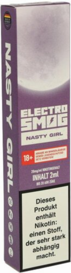 Electro Smog Einweg E-Zigarette Nasty Girl 20mg