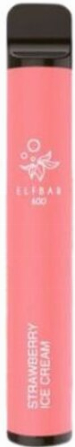 Elf Bar 600 Einweg E-Zigarette Strawberry Ice Cream Geschmack Nikotinfrei