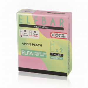Elf Bar ELFA Apple Peach Prefilled Pod 2x2ml Nikotinfrei