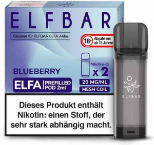 Elf Bar ELFA Blueberry Prefilled Pod 2x2ml 20mg