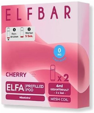 Elf Bar ELFA Cherry Prefilled Pod 2x2ml Nikotinfrei