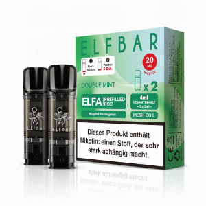 Elf Bar ELFA Double Mint Prefilled Pod 2x2ml 20mg