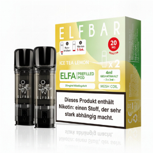 Elf Bar ELFA Ice Tea Lemon Prefilled Pod 2x2ml 20mg