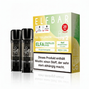 Elf Bar ELFA Ice Tea Lemon Prefilled Pod 2x2ml 20mg