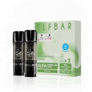 Elf Bar ELFA Kiwi Passion Fruit Guave Prefilled Pod 2x2ml Nikotinfrei