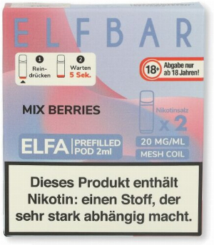 Elf Bar ELFA Mix Berries Prefilled Pod 2x2ml 20mg