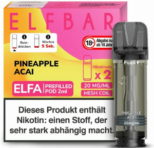 Elf Bar ELFA Pineapple Acai Prefilled Pod 2x2ml 20mg