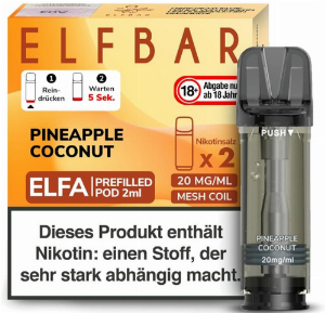 Elf Bar ELFA Pineapple Coconut Prefilled Pod 2x2ml 20mg