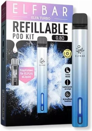Elf Bar ELFA Turbo Akku-Träger Aurora-Cyan