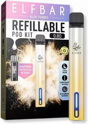 Elf Bar ELFA Turbo Akku-Träger Aurora-Gold