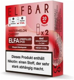 Elf Bar ELFA Watermelon Cherry Prefilled Pod 2x2ml 20mg