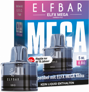 Elf Bar ELFX Mega Leerpod 5ml 0,8 Ohm 1 Stk.