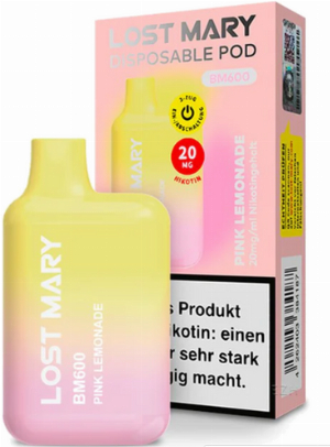 Elf Bar Lost Mary BM600 Pink Lemonade Einweg E-Zigarette 20mg
