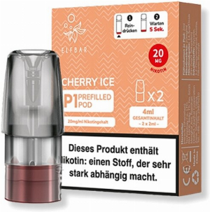 Elf Bar Mate 500 P1 Cherry Ice Prefilled Pod 2x2ml 20mg