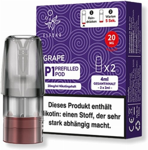 Elf Bar Mate 500 P1 Grape Prefilled Pod 2x2ml 20mg