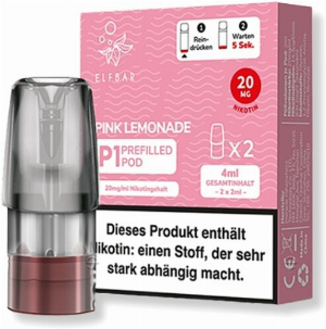 Elf Bar Mate 500 P1 Pink Lemonade Prefilled Pod 2x2ml 20mg