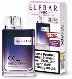 Elfbar CR600 Blackberry Raspberry Lemonade Einweg E-Zigarette 20mg