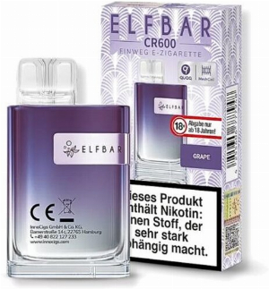 Elfbar CR600 Grape Einweg E-Zigarette 20mg