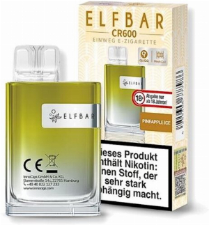 Elfbar CR600 Pineapple Ice Einweg E-Zigarette 20mg