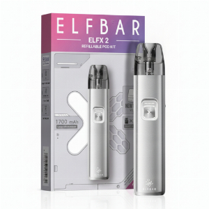 Elfbar ELFX 2 Pod Kit Titanium Silver