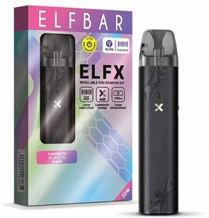Elfbar ELFX Kit E-Zigarette Black