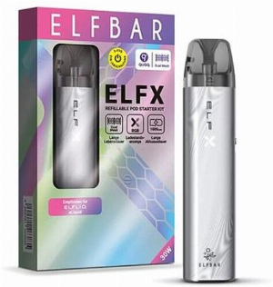 Elfbar ELFX Kit E-Zigarette Silver