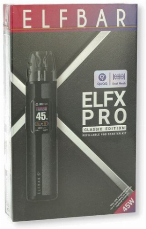 Elfbar ELFX Pro Kit E-Zigarette Black