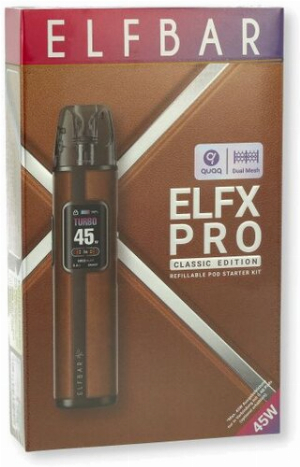 Elfbar ELFX Pro Kit E-Zigarette Cowboy Brown