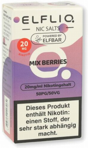 Elfliq by Elf bar Nic Salt Liquid Mix Berries 20mg