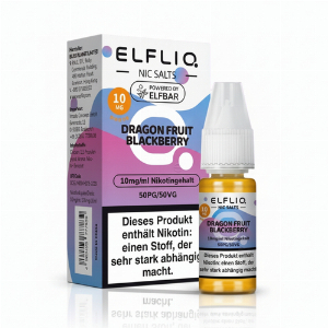 Elfliq by Elf Bar Nicsalt Liquid Dragon Fruit Blackberry 10mg