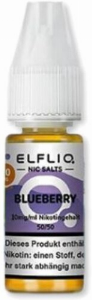Elfliq by Elfbar Blueberry 10mg Nic Salt Liquid
