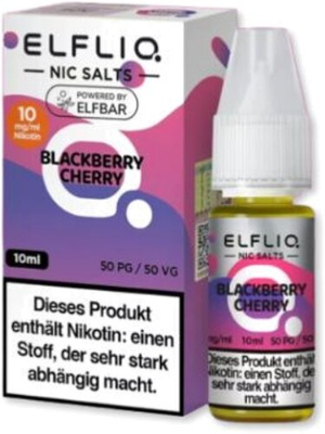 Elfliq by Elfbar Nikotinsalz Liquid Blackberry Cherry 10mg