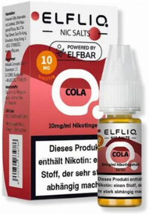Elfliq by Elfbar Cherry Cola 10mg Nikotinsalz Liquid