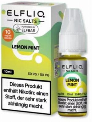 Elfliq by Elfbar Nikotinsalz Liquid Lemon Mint 10mg