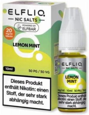 Elfliq by Elfbar Nikotinsalz Liquid Lemon Mint 20mg