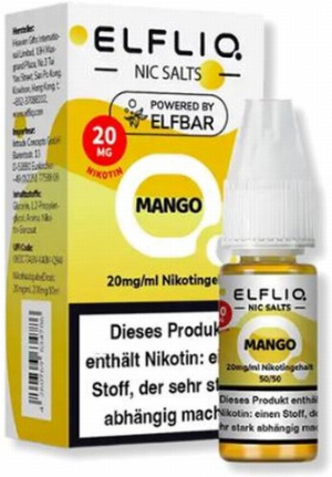 Elfliq by Elfbar Nicsalt Liquid Mango 20mg