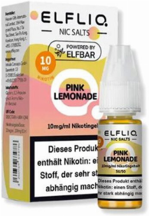 Elfliq by Elfbar Nikotinsalz Liquid Pink Lemonade 10mg